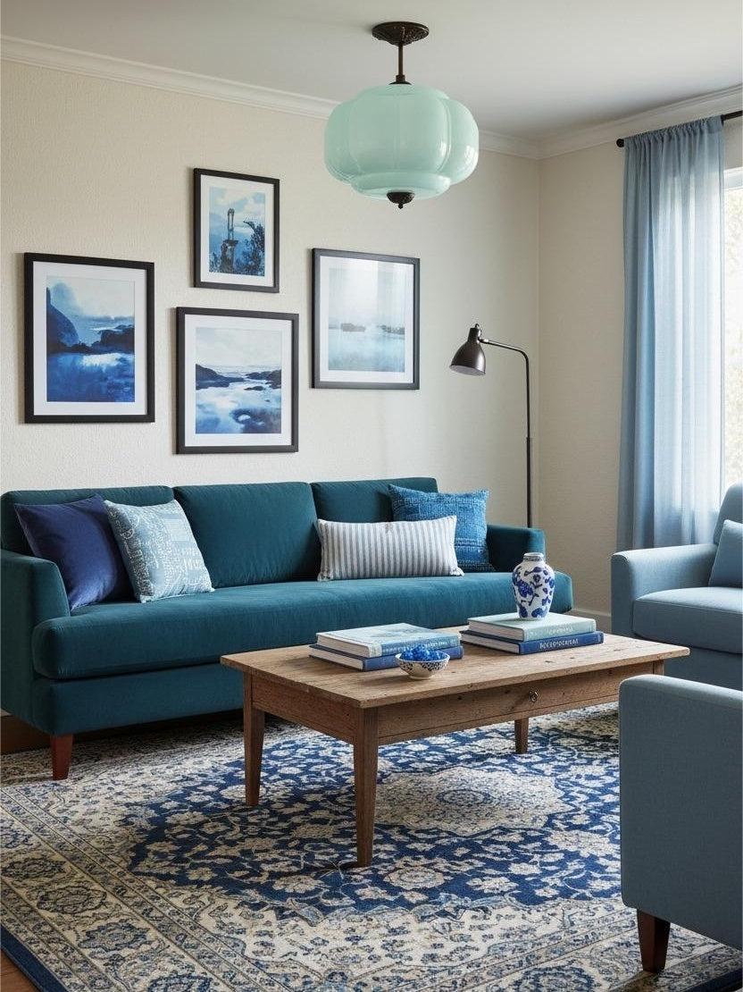 Lampa wisząca w kształcie dyni w stylu vintage, półpłaska, szklana