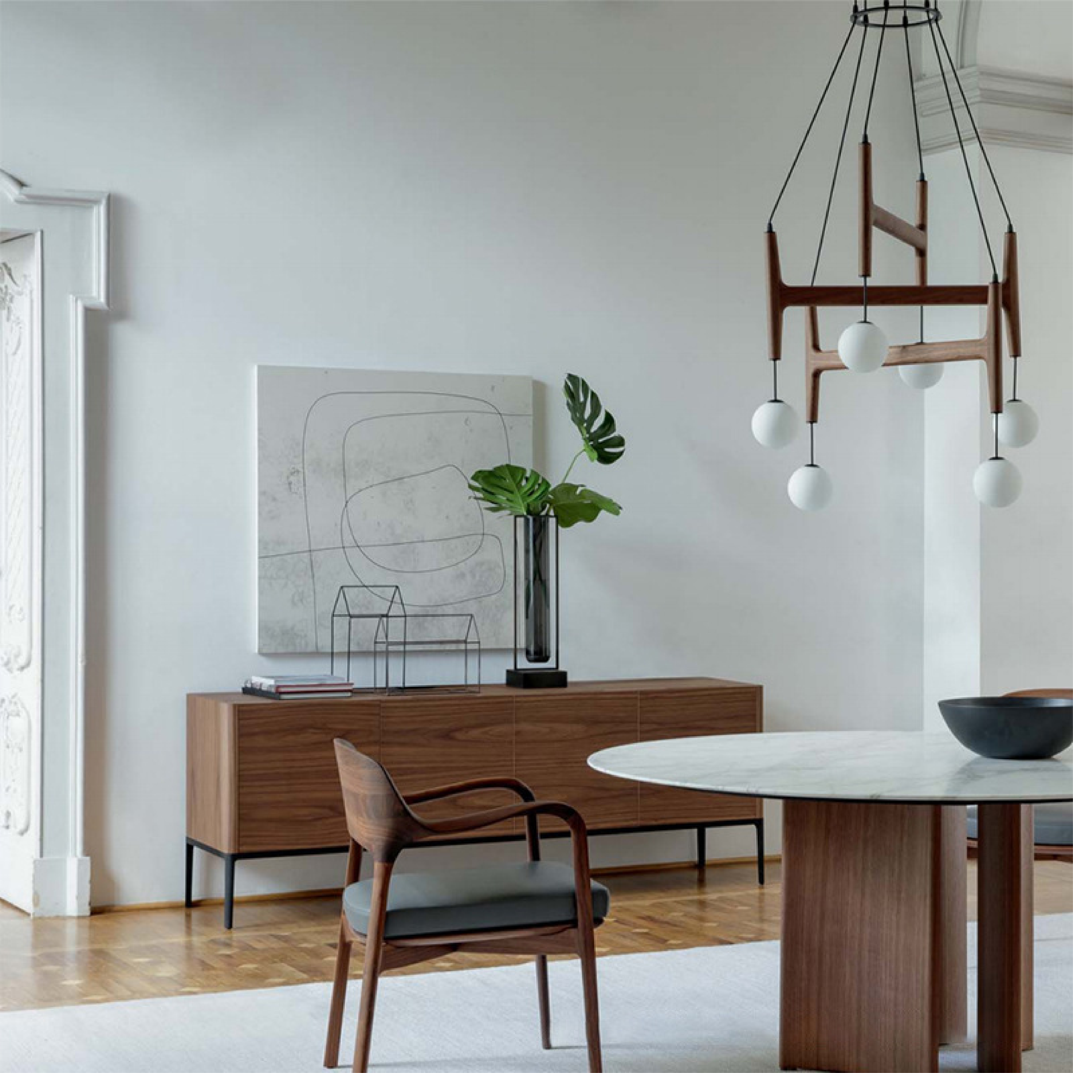 Ponadczasowa lampa wisząca Multi-Heads