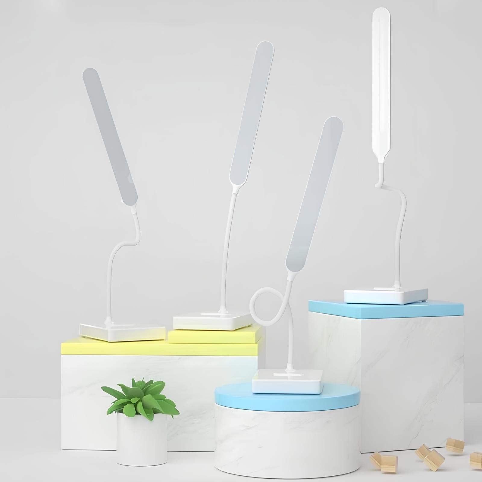 Lampe de bureau LED souple avec bras réglable