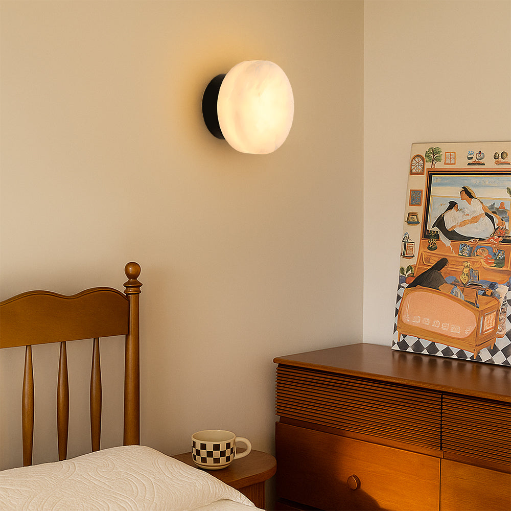 Nowoczesny marmurowy kinkiet ścienny