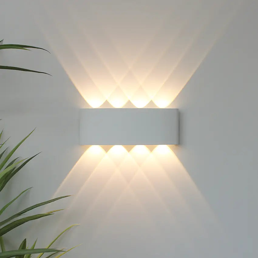 Moderne wandlamp LED boven–onder