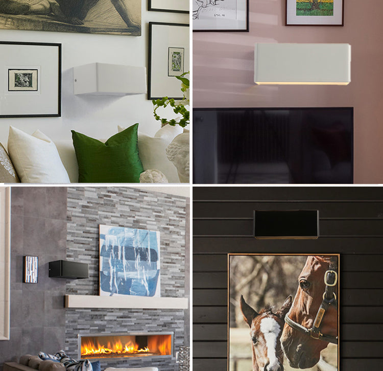 Moderne wandlamp met boven- en onderverlichting