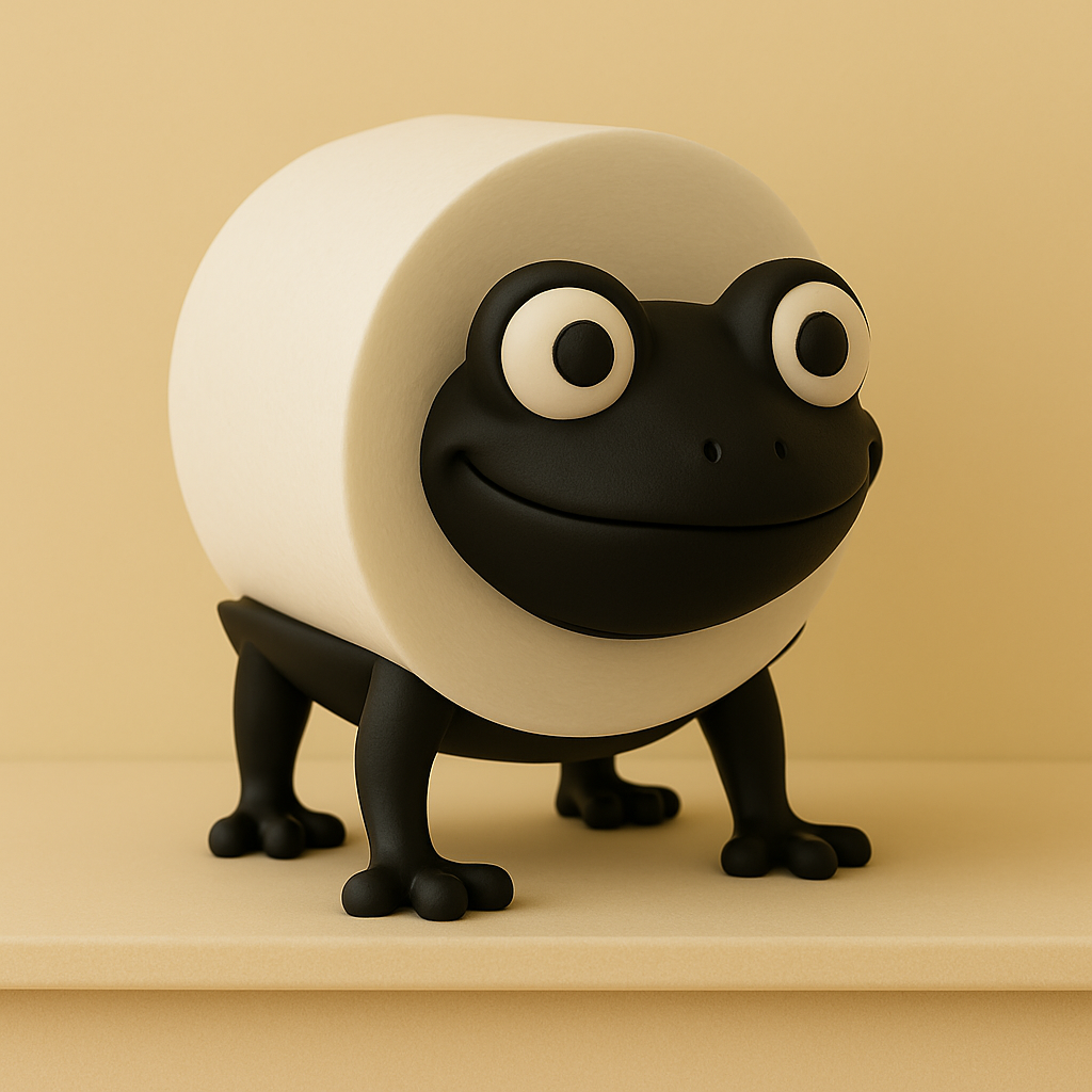 Stojący uchwyt na rolkę papieru toaletowego w kształcie zwierzęcia