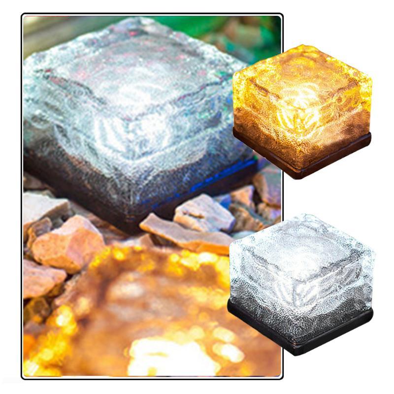 Lampe solaire de jardin à LED avec effet d'eau ondulante