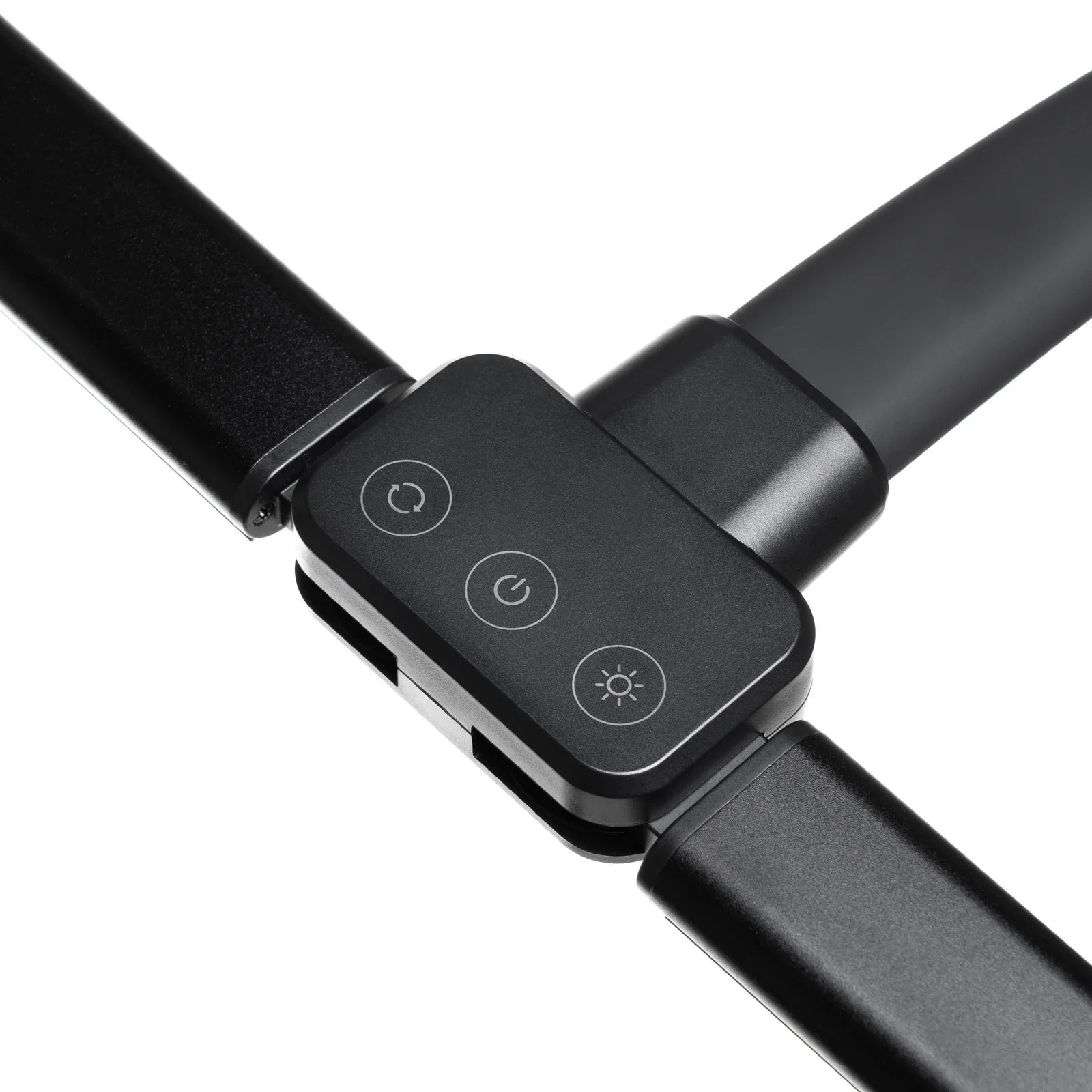 Moderne bureaulamp met LED en drie lichtkleuren