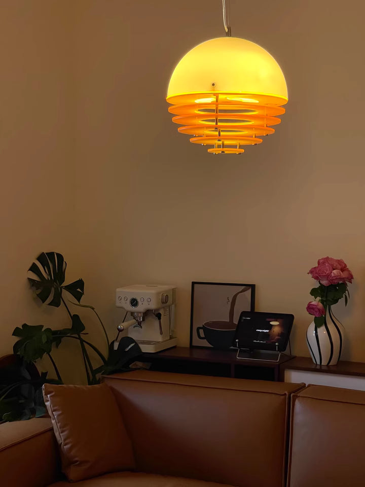Moderne hanglamp Sunset met lamp in Bauhaus-stijl