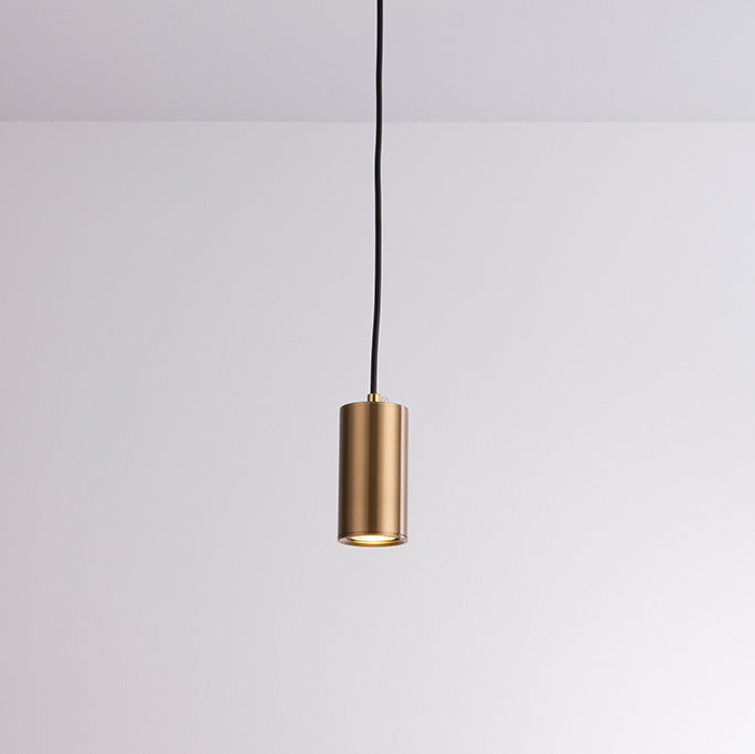 Nordycka minimalistyczna lampa wisząca kolumna z metalu
