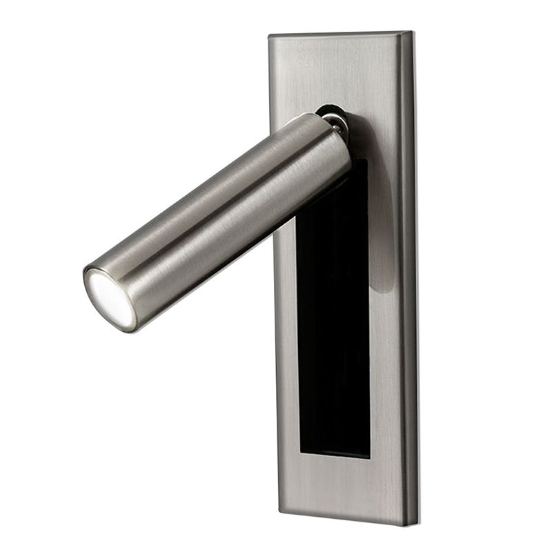 Wandlamp met LED voor montage bij het bed met verstelbare spotlicht