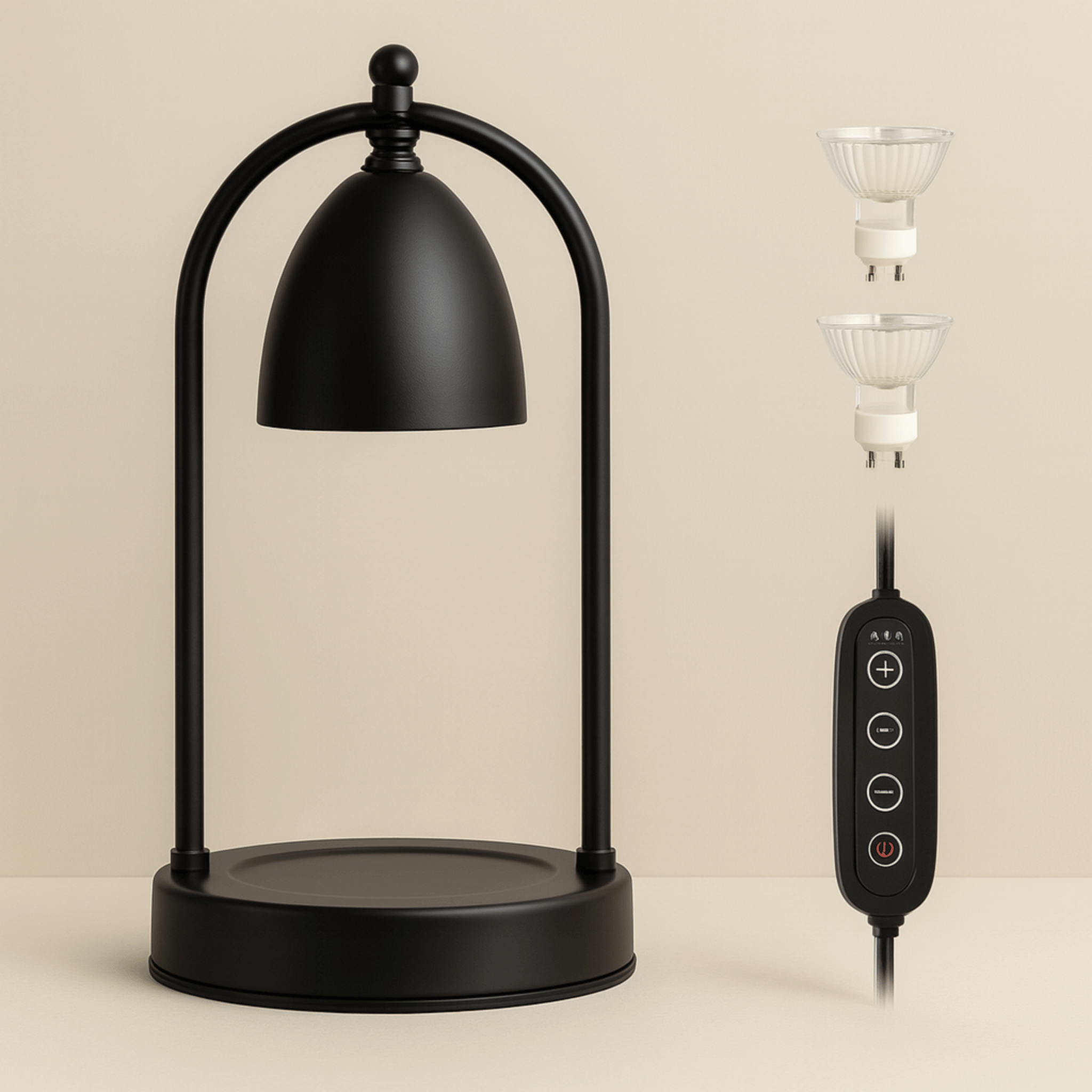 Lampe de table pour chauffer les bougies parfumées au design moderne