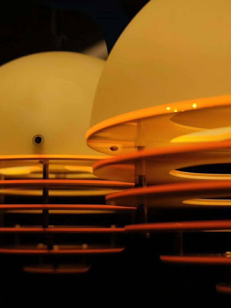 Moderne hanglamp Sunset met lamp in Bauhaus-stijl