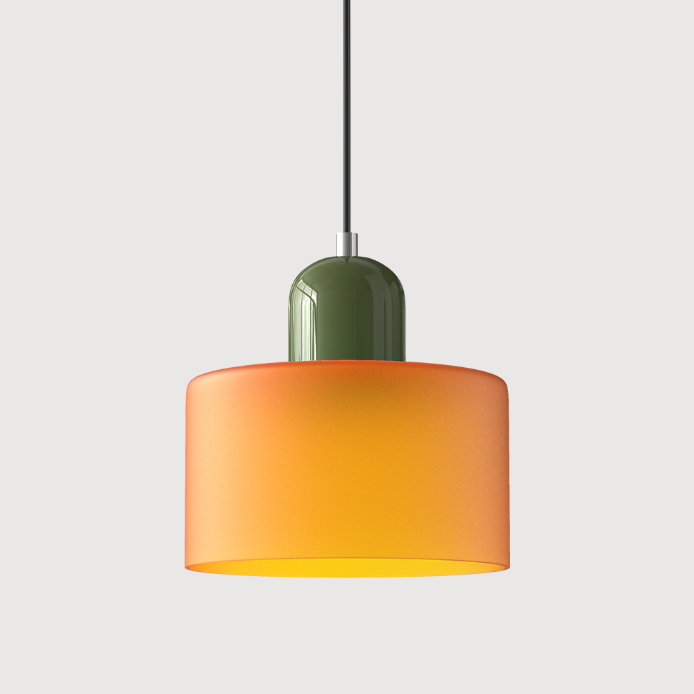 Kreatywna szklana lampa wisząca w stylu Bauhaus
