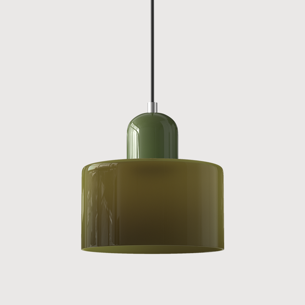 Kreatywna szklana lampa wisząca w stylu Bauhaus