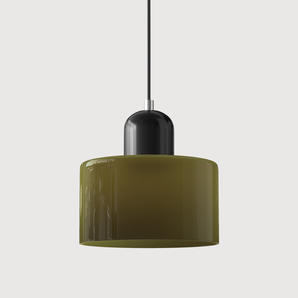 Kreatywna szklana lampa wisząca w stylu Bauhaus