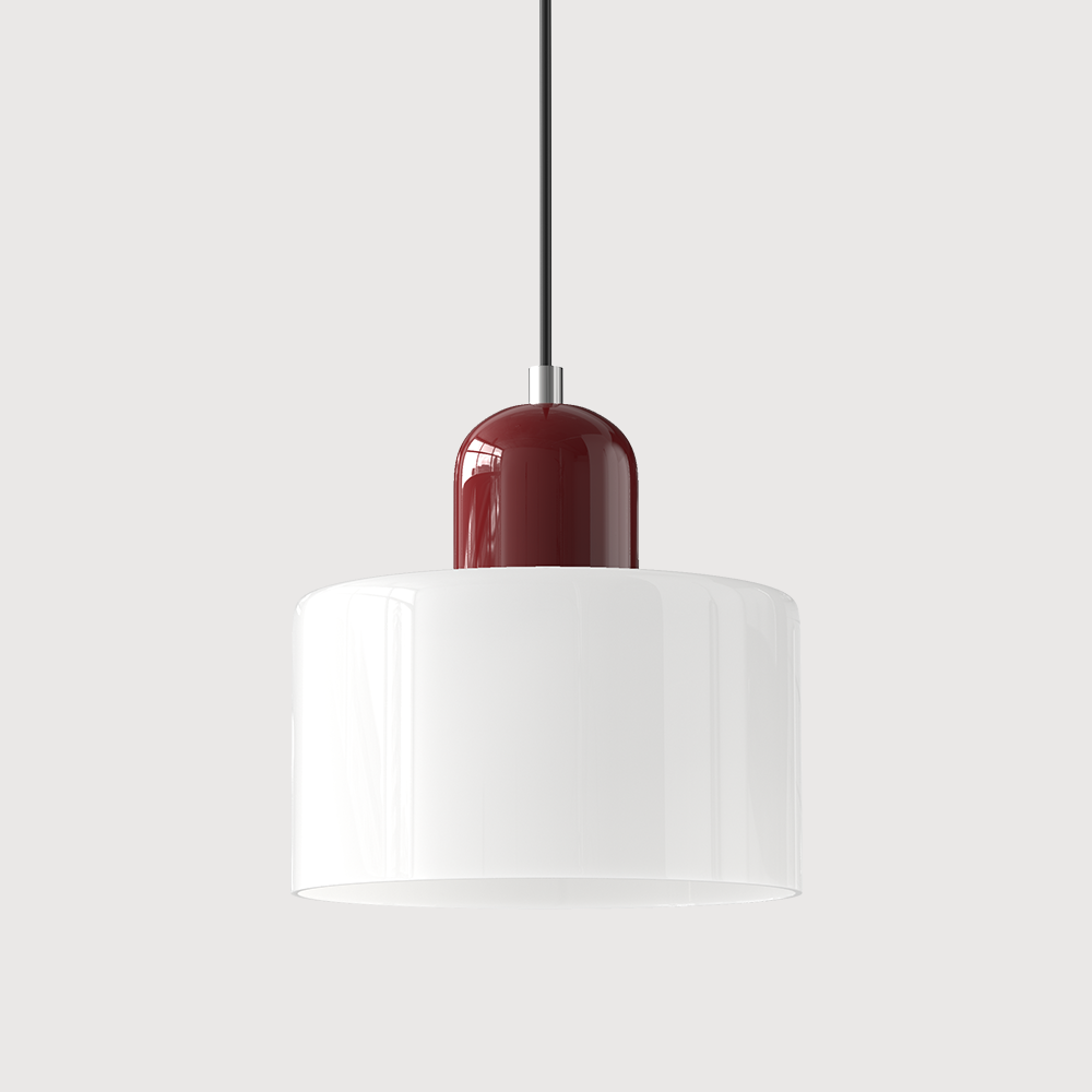 Kreatywna szklana lampa wisząca w stylu Bauhaus