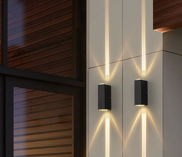 Buitenmuurlamp LED met op- en neerlicht effect