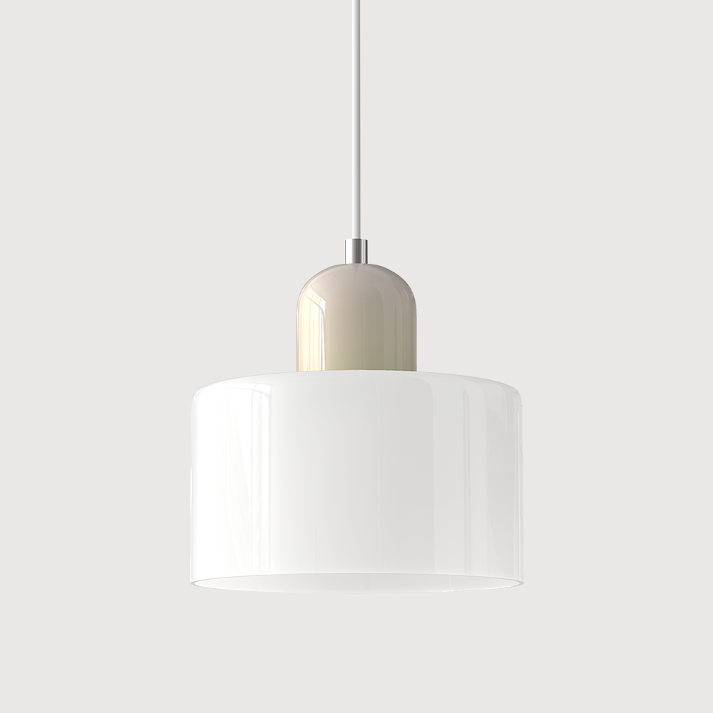Kreatywna szklana lampa wisząca w stylu Bauhaus