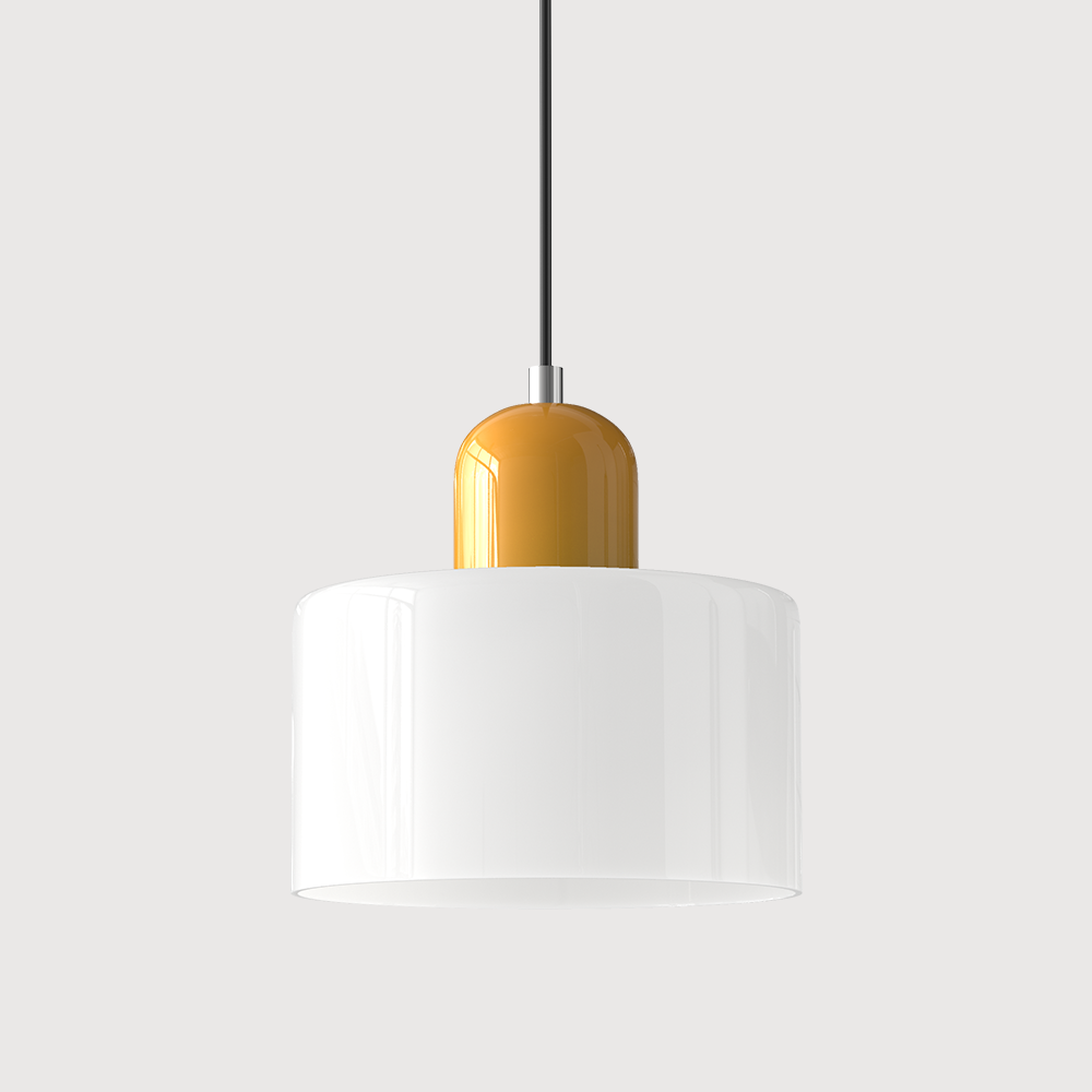Kreatywna szklana lampa wisząca w stylu Bauhaus