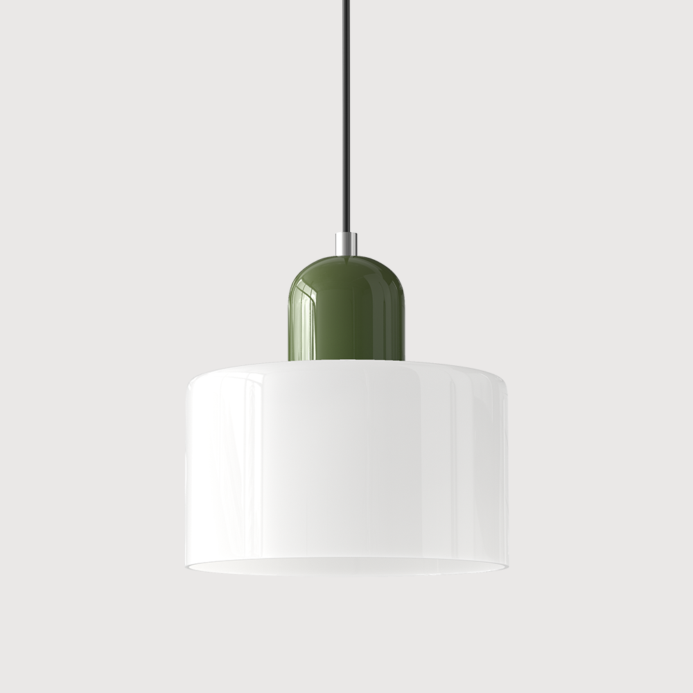 Kreatywna szklana lampa wisząca w stylu Bauhaus