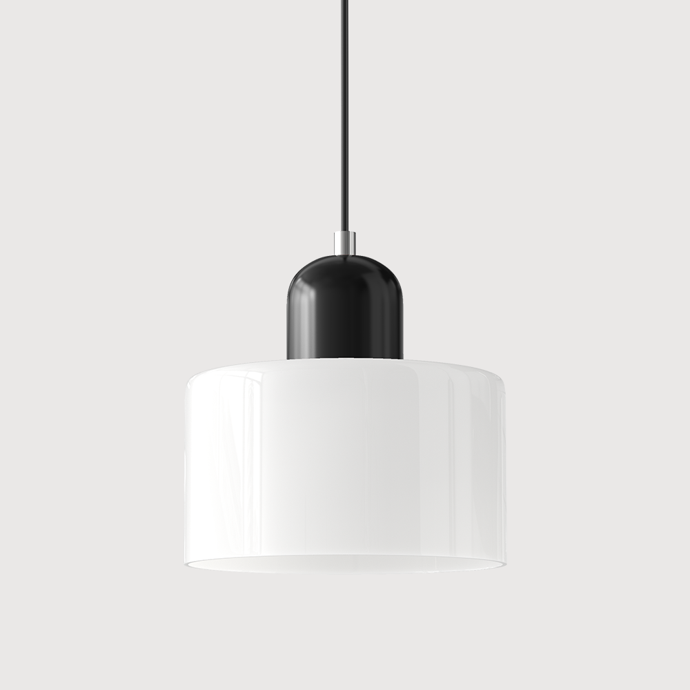 Kreatywna szklana lampa wisząca w stylu Bauhaus