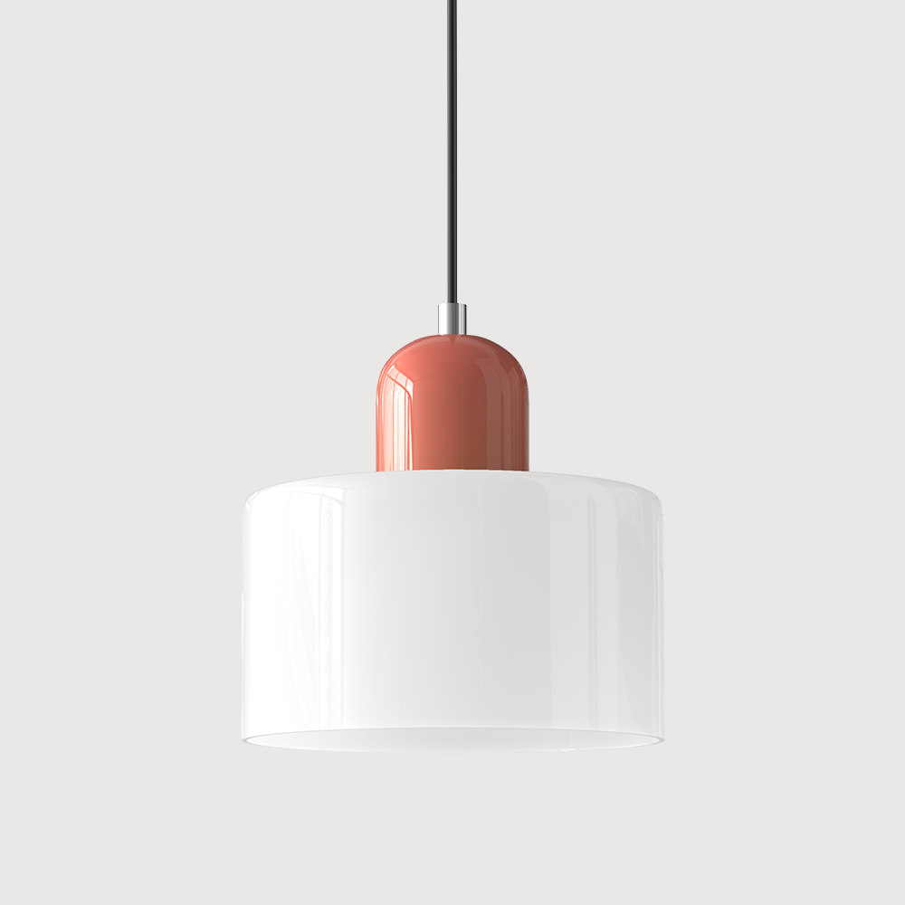 Kreatywna szklana lampa wisząca w stylu Bauhaus