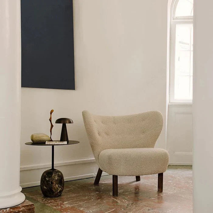 Lampe de table en métal moderne en forme de champignon