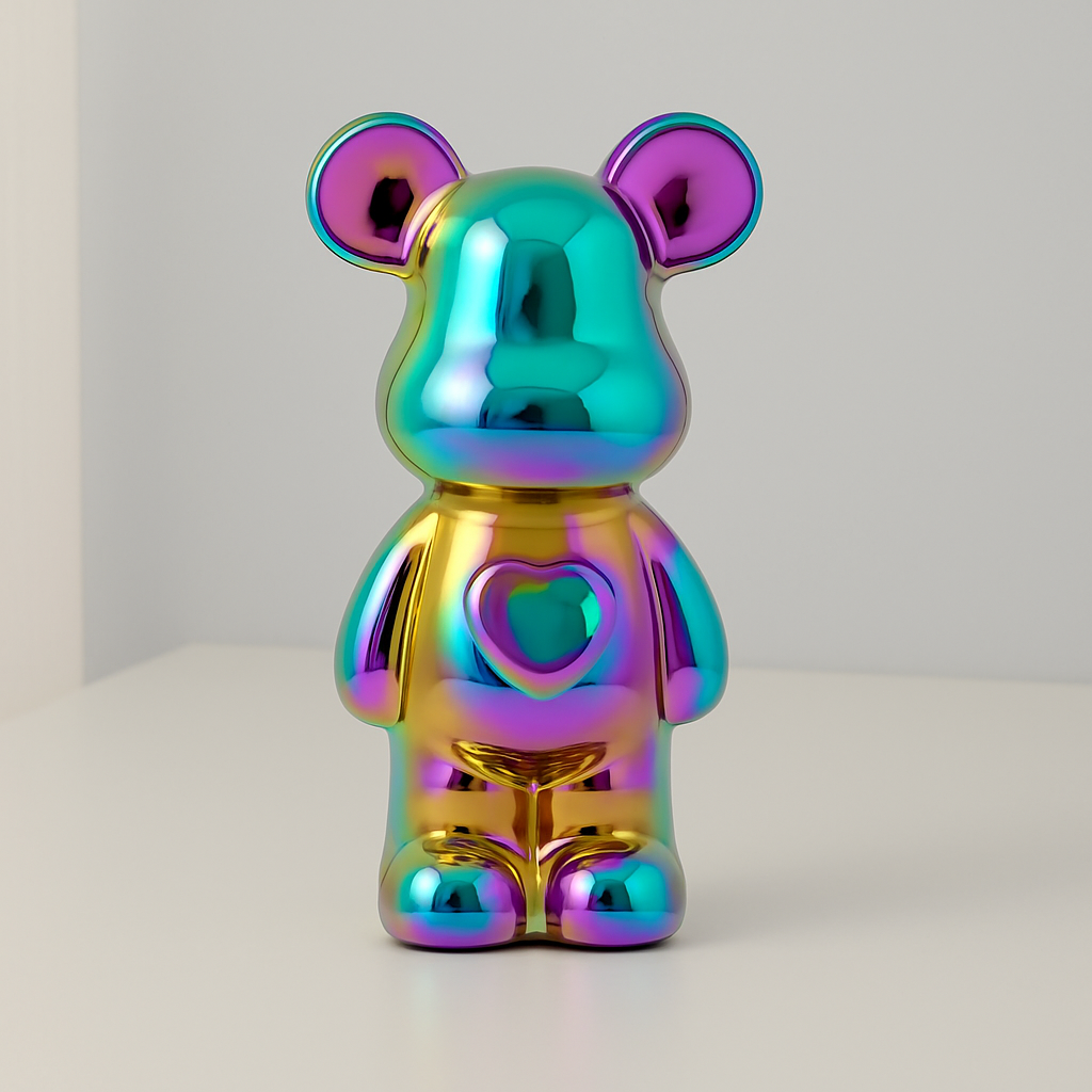 Kompaktowa figurka dekoracyjna w kształcie niedźwiedzia