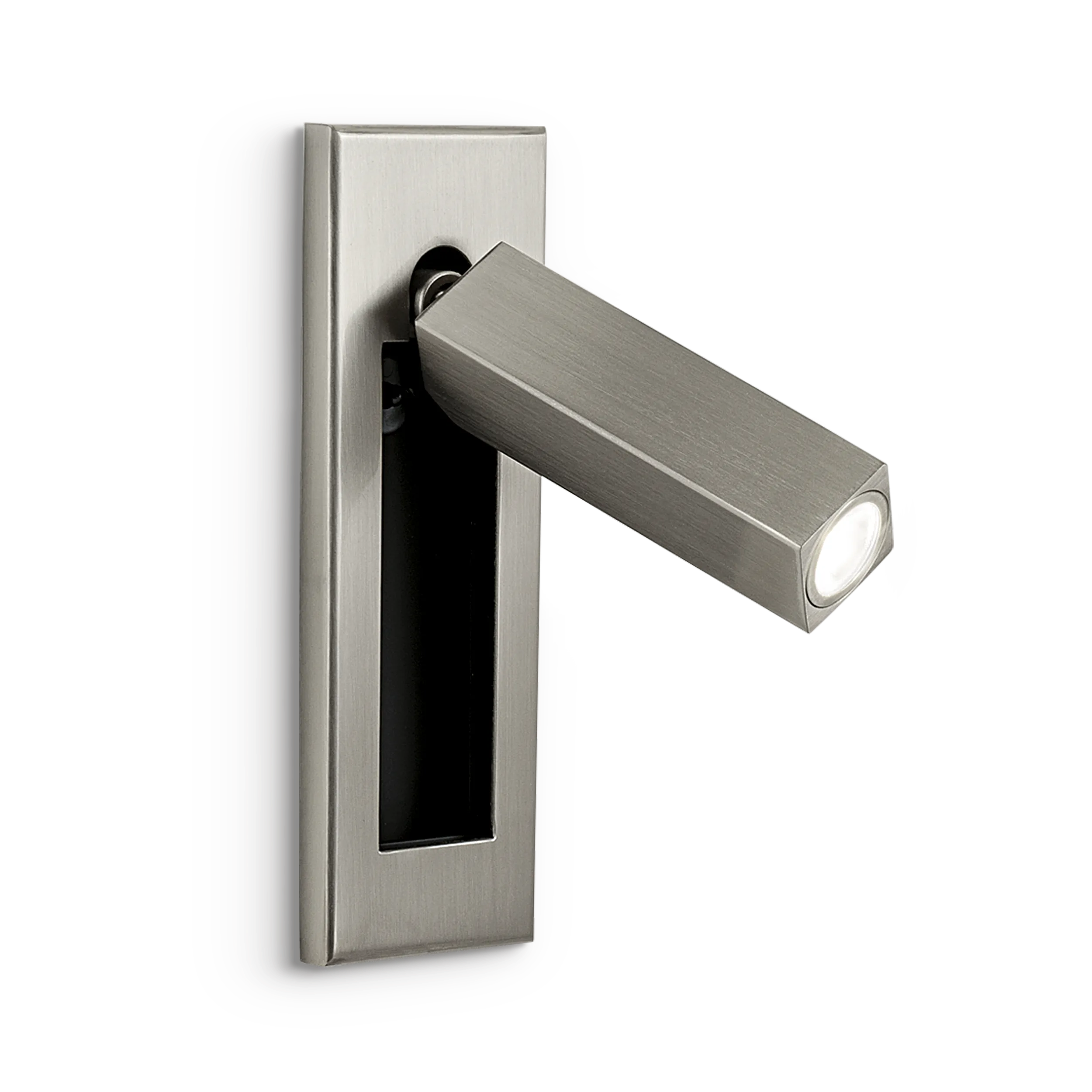 Wandlamp met LED voor montage bij het bed met verstelbare spotlicht