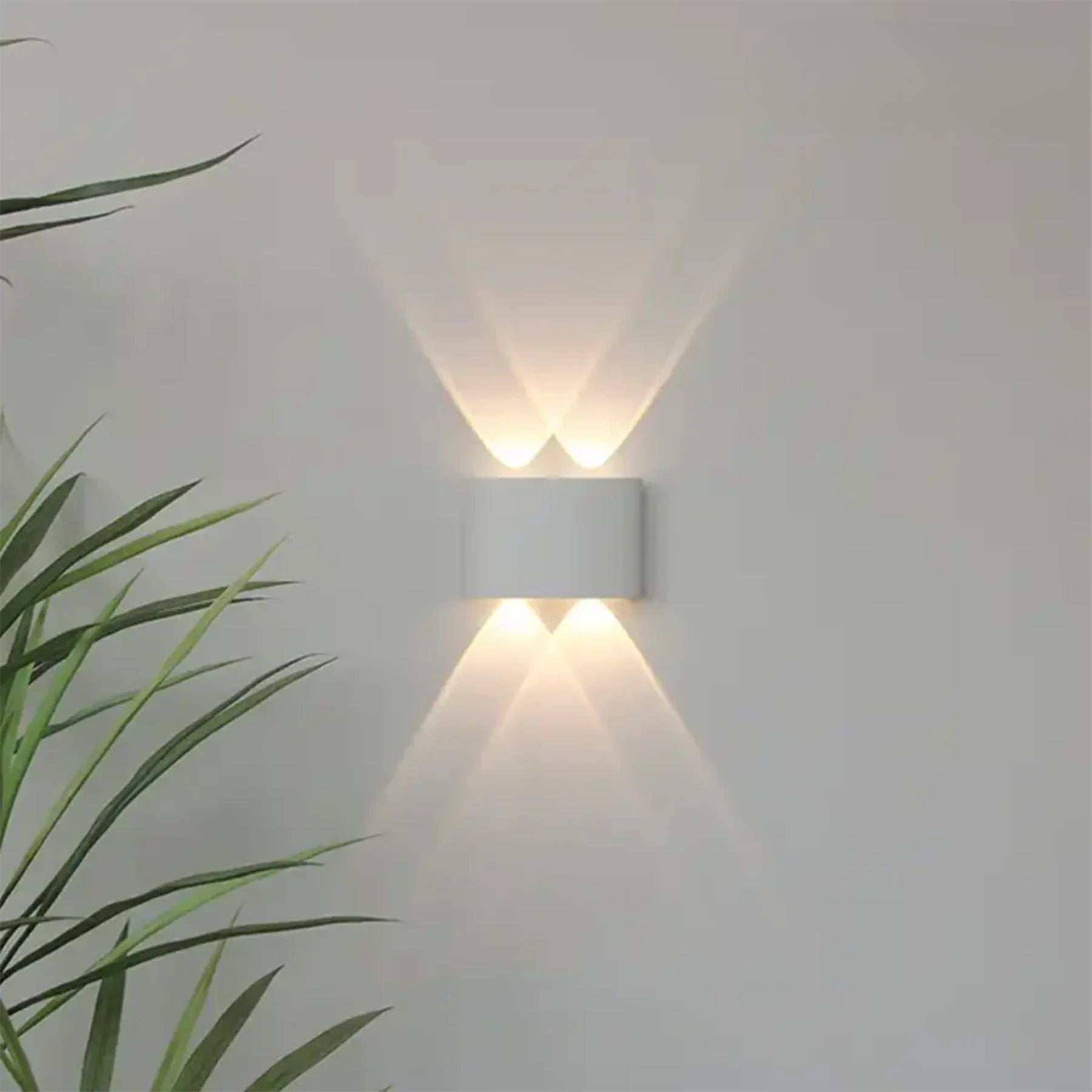 Moderne wandlamp LED boven–onder