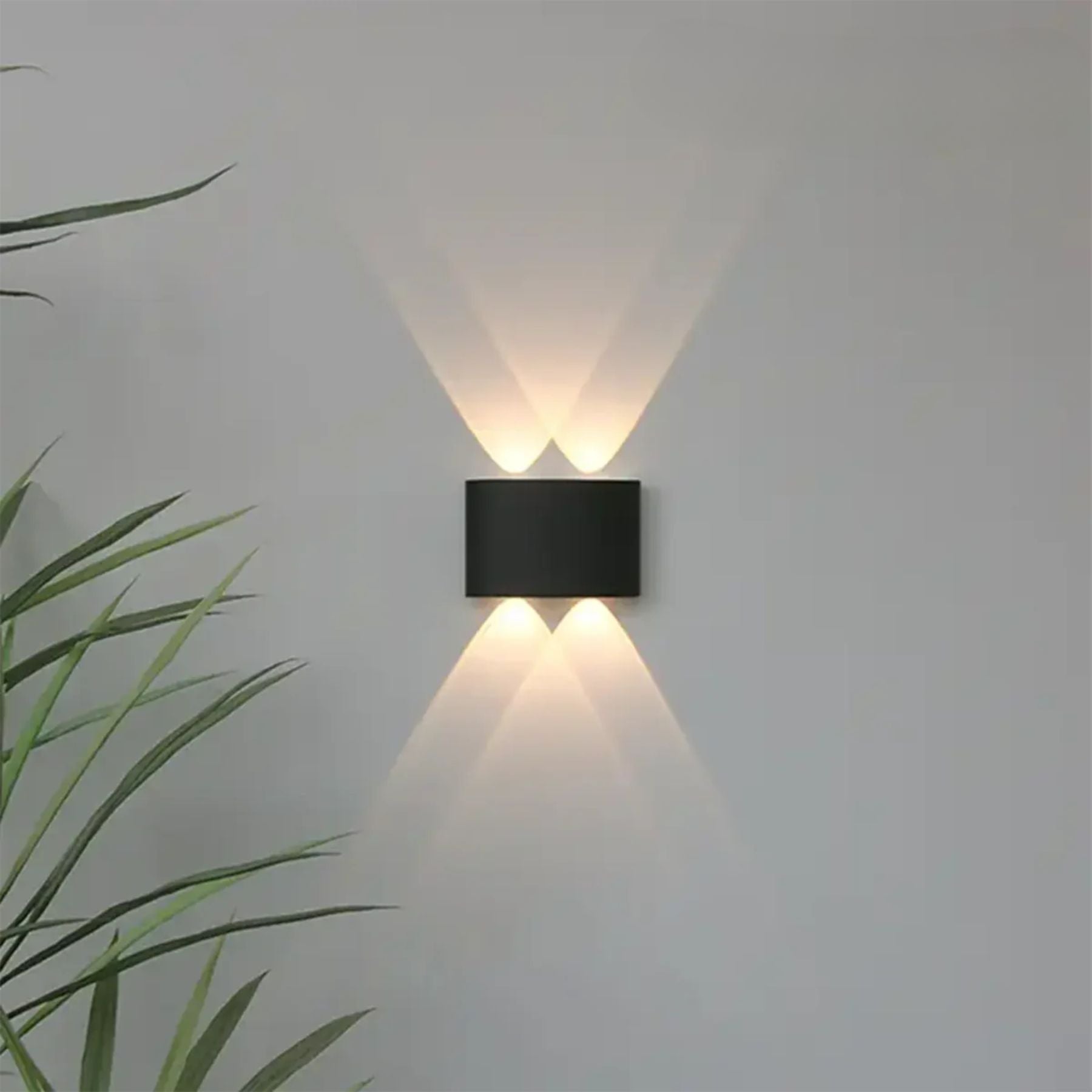 Moderne wandlamp LED boven–onder