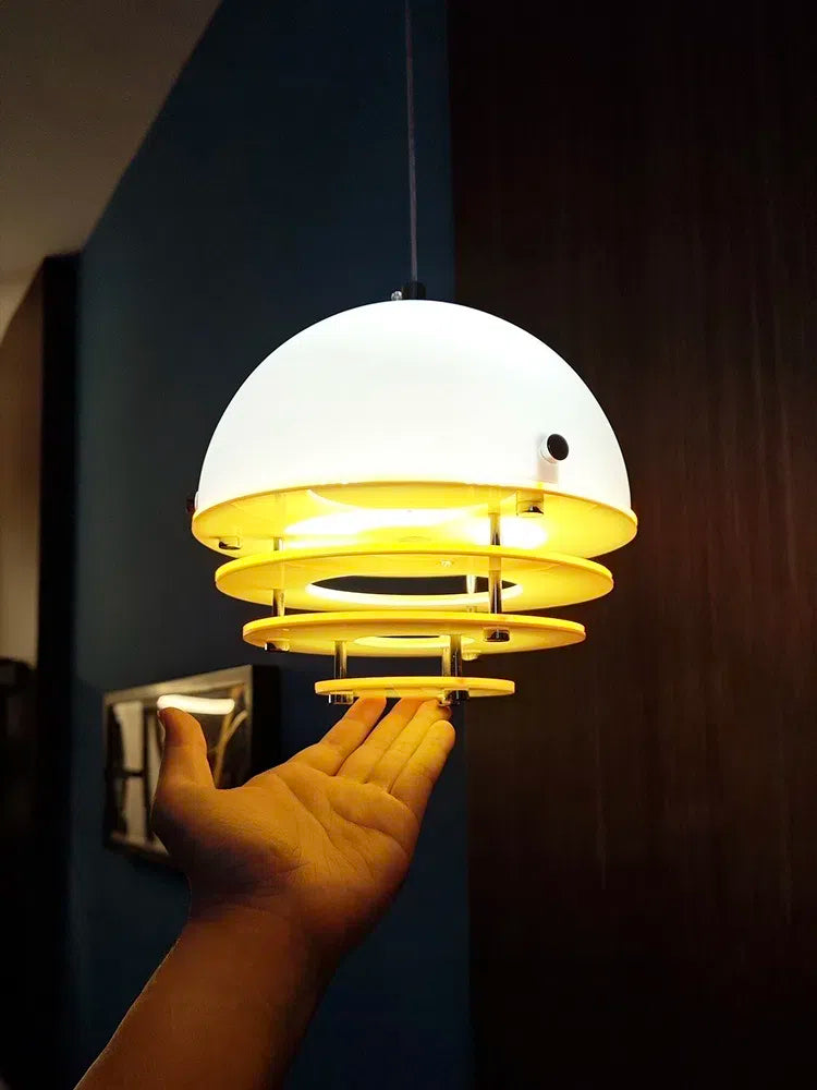 Moderne hanglamp Sunset met lamp in Bauhaus-stijl