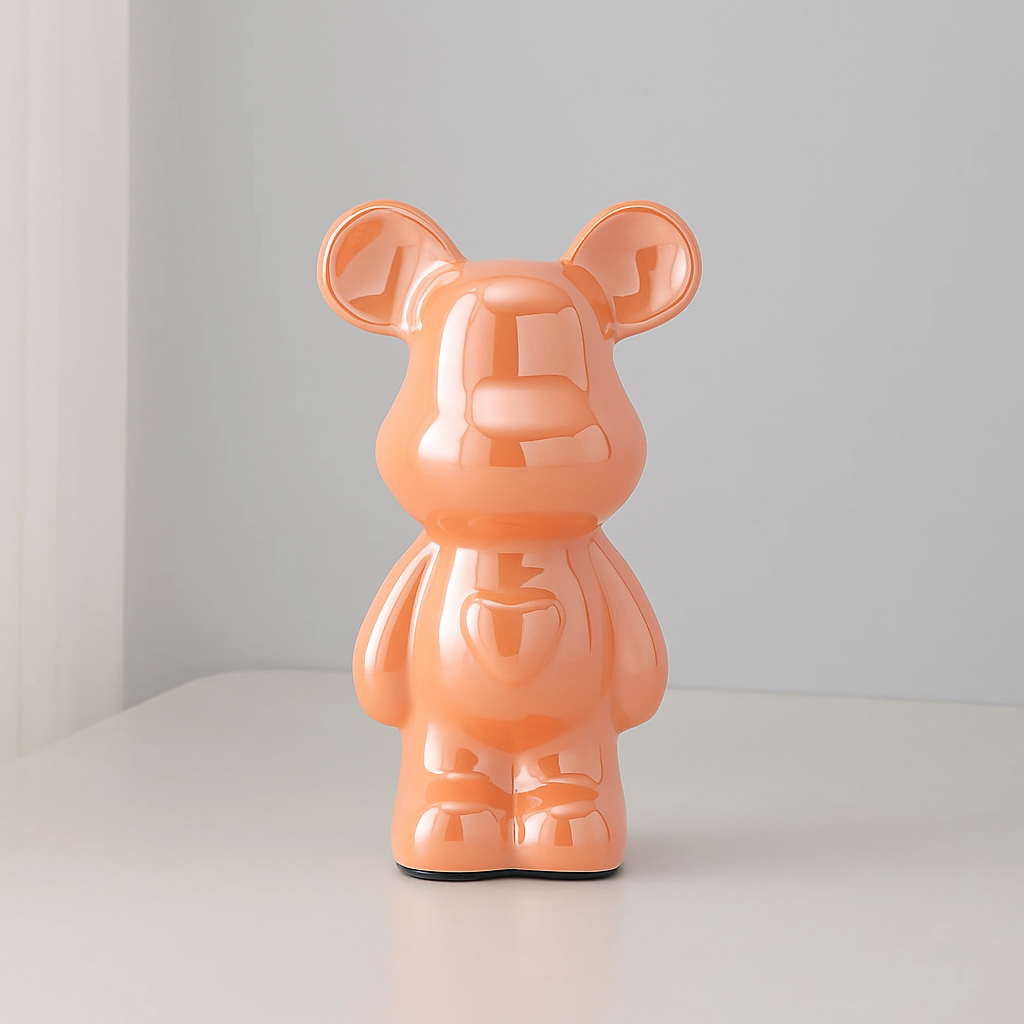 Kompaktowa figurka dekoracyjna w kształcie niedźwiedzia