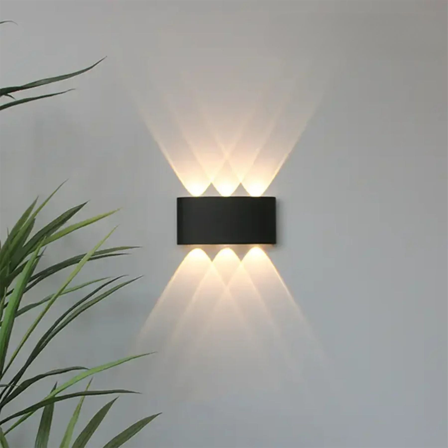 Moderne wandlamp LED boven–onder