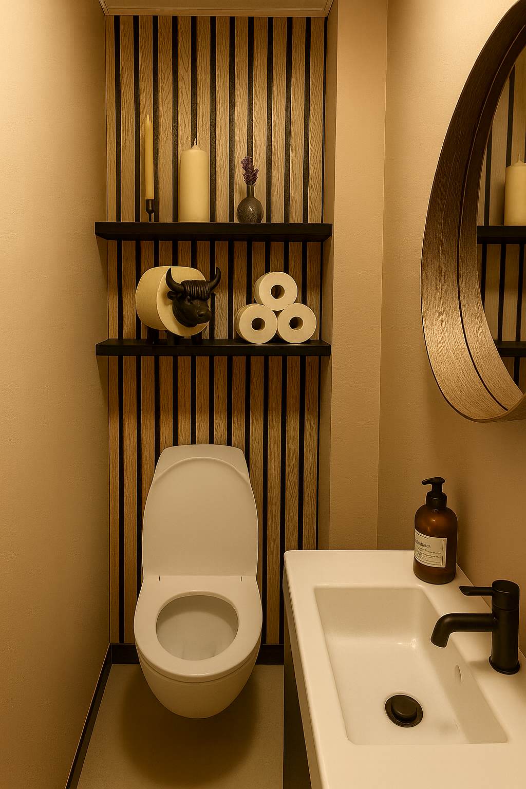 Stojący uchwyt na rolkę papieru toaletowego w kształcie zwierzęcia