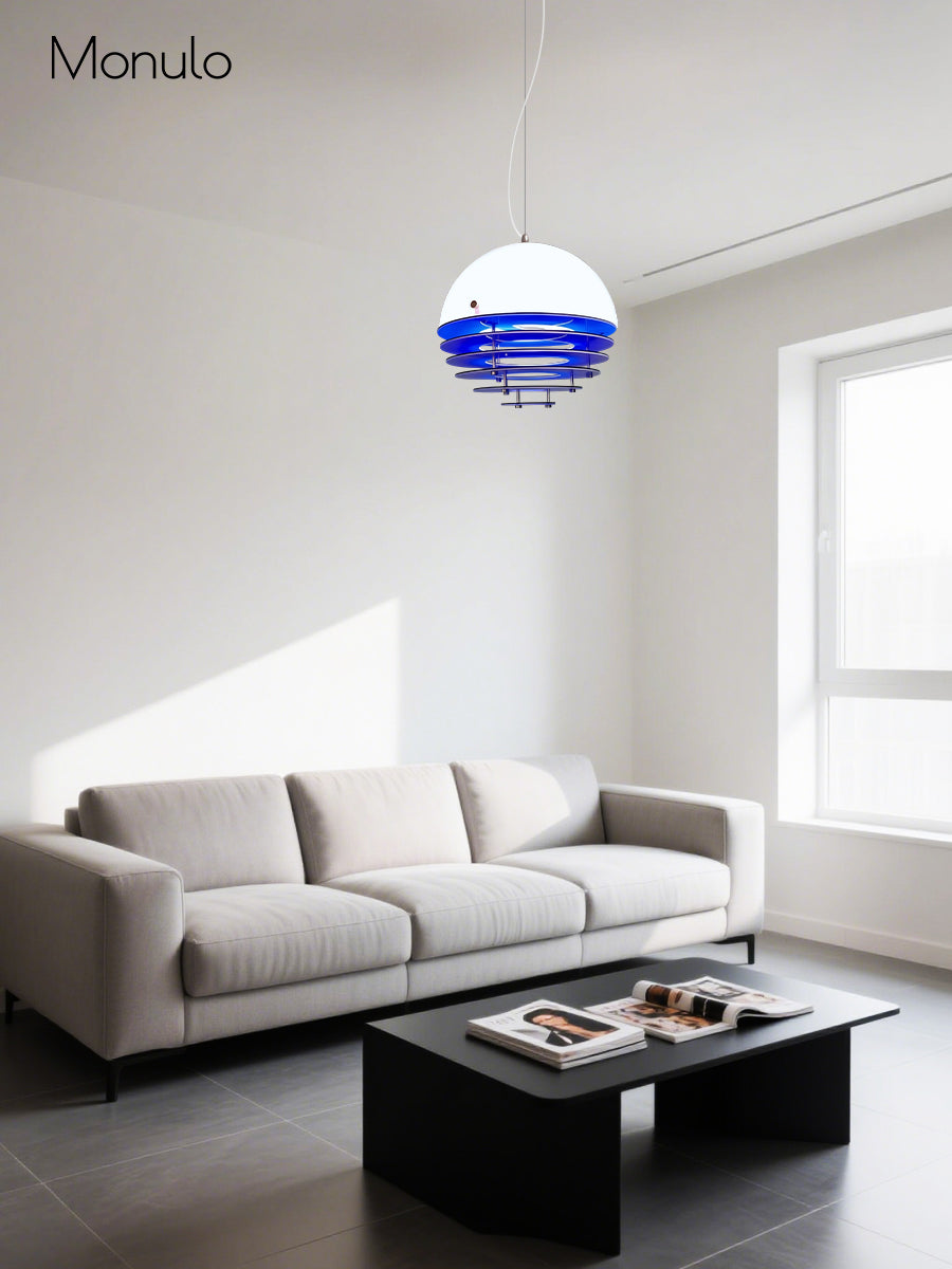 Moderne hanglamp Sunset met lamp in Bauhaus-stijl
