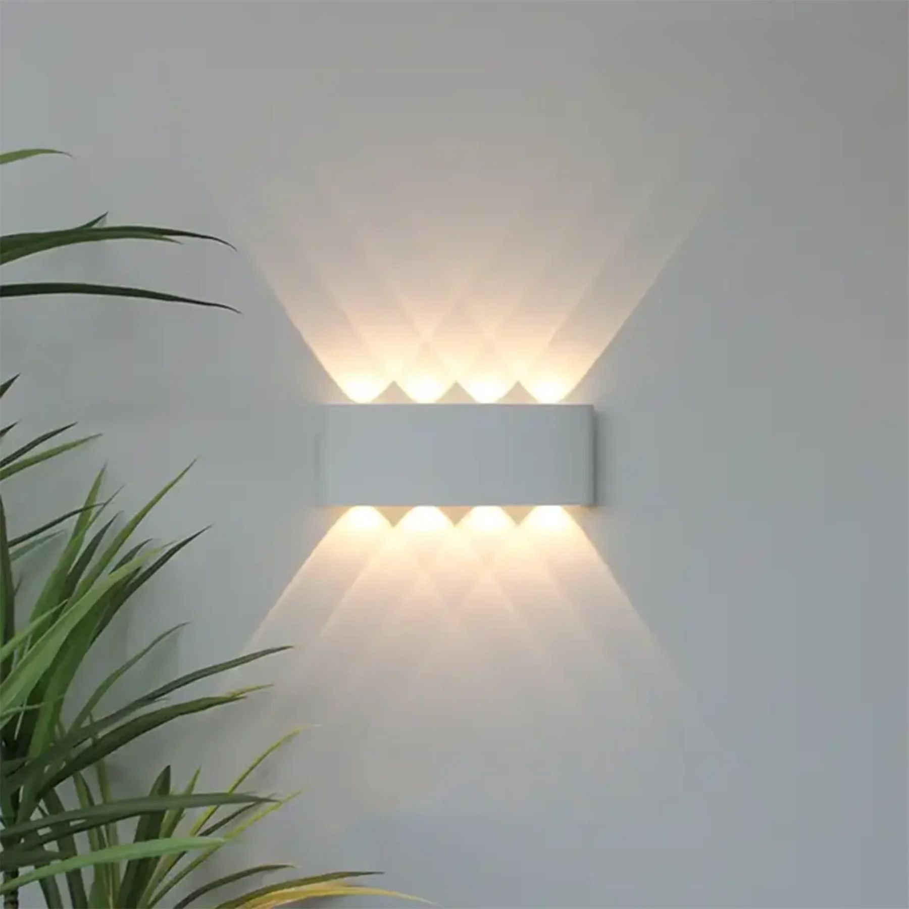 Moderne wandlamp LED boven–onder