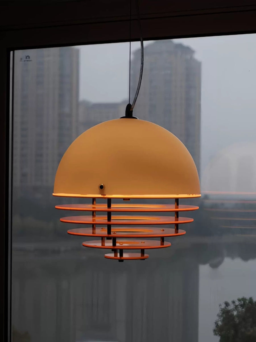 Moderne hanglamp Sunset met lamp in Bauhaus-stijl
