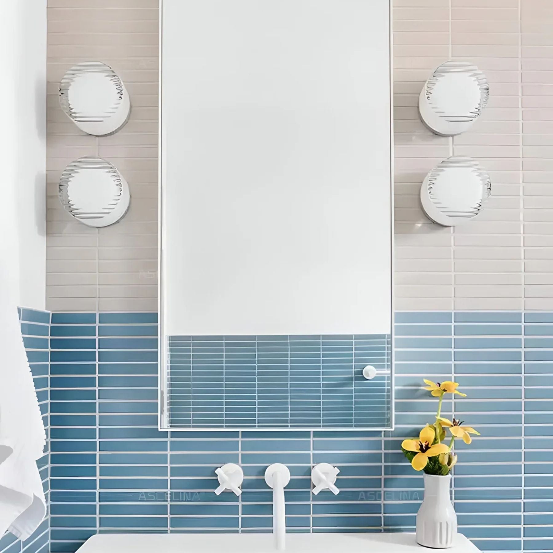 Ronde wandlamp met zacht licht