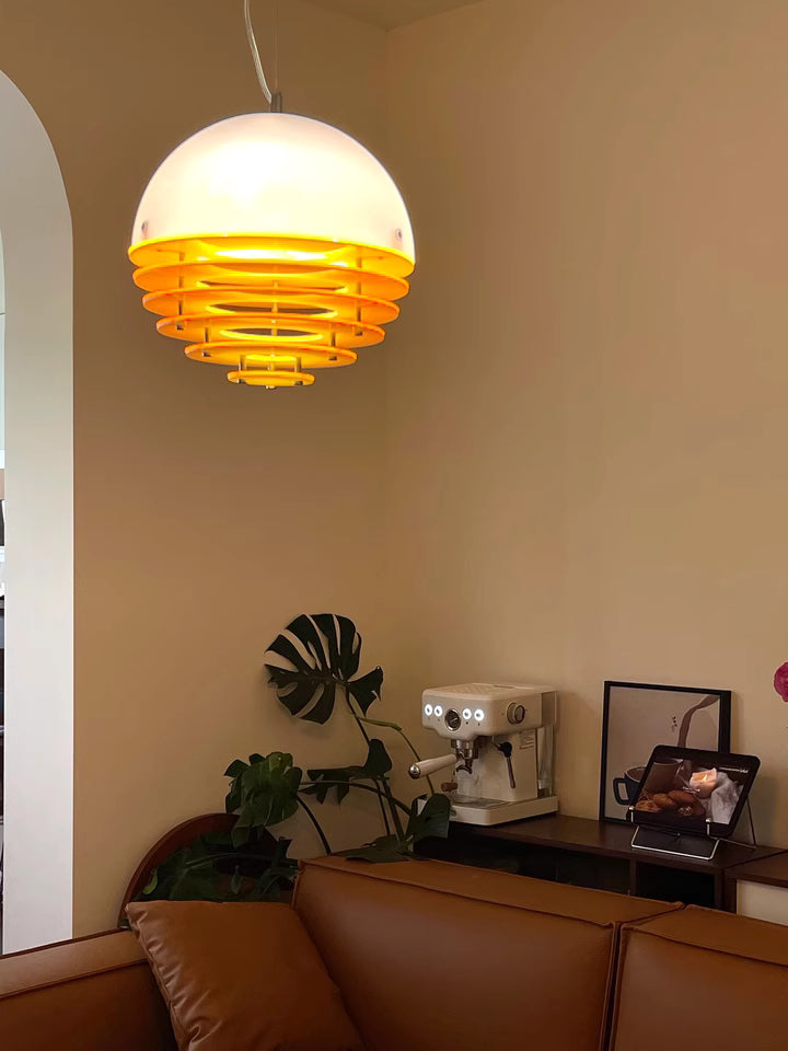 Moderne hanglamp Sunset met lamp in Bauhaus-stijl
