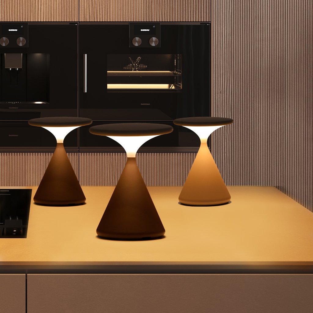 Moderne draadloze tafellamp met aanraakdimmer