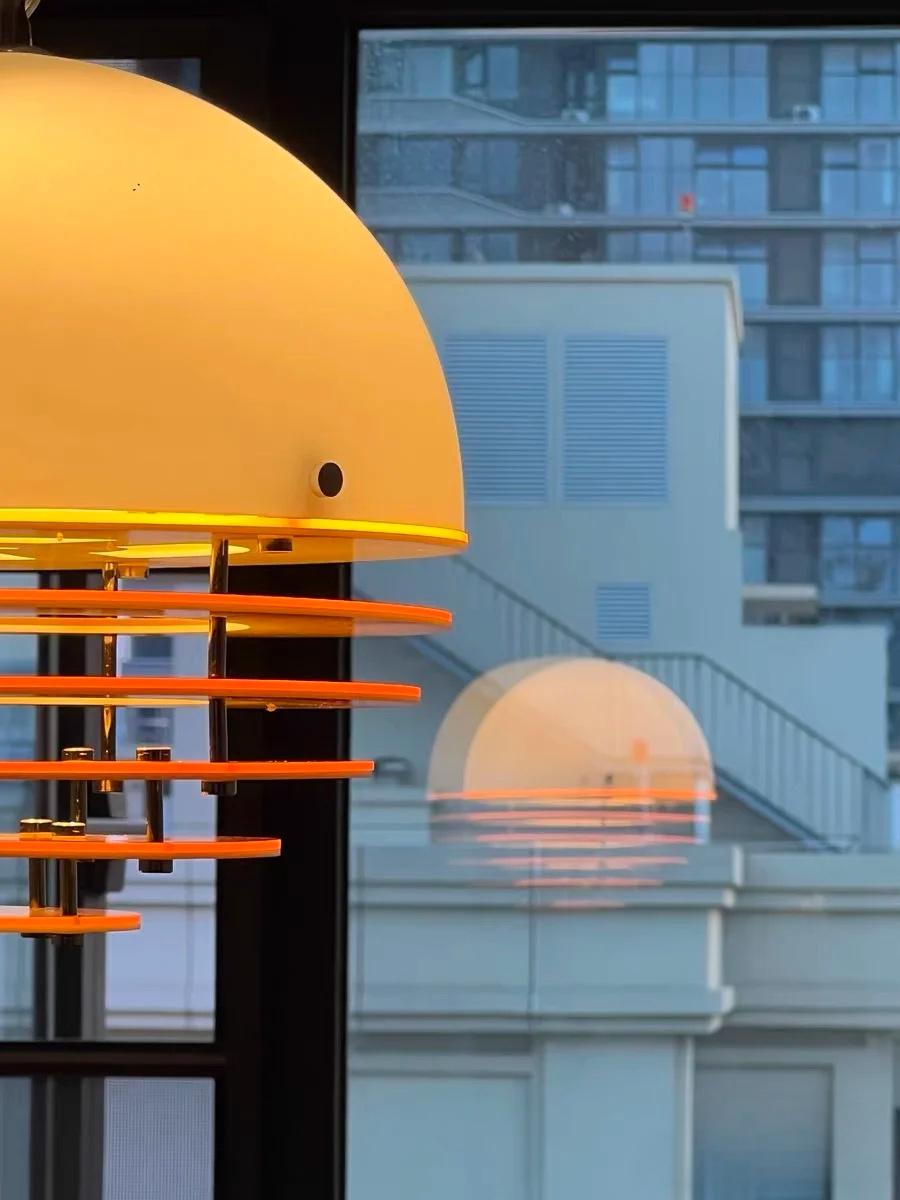 Moderne hanglamp Sunset met lamp in Bauhaus-stijl