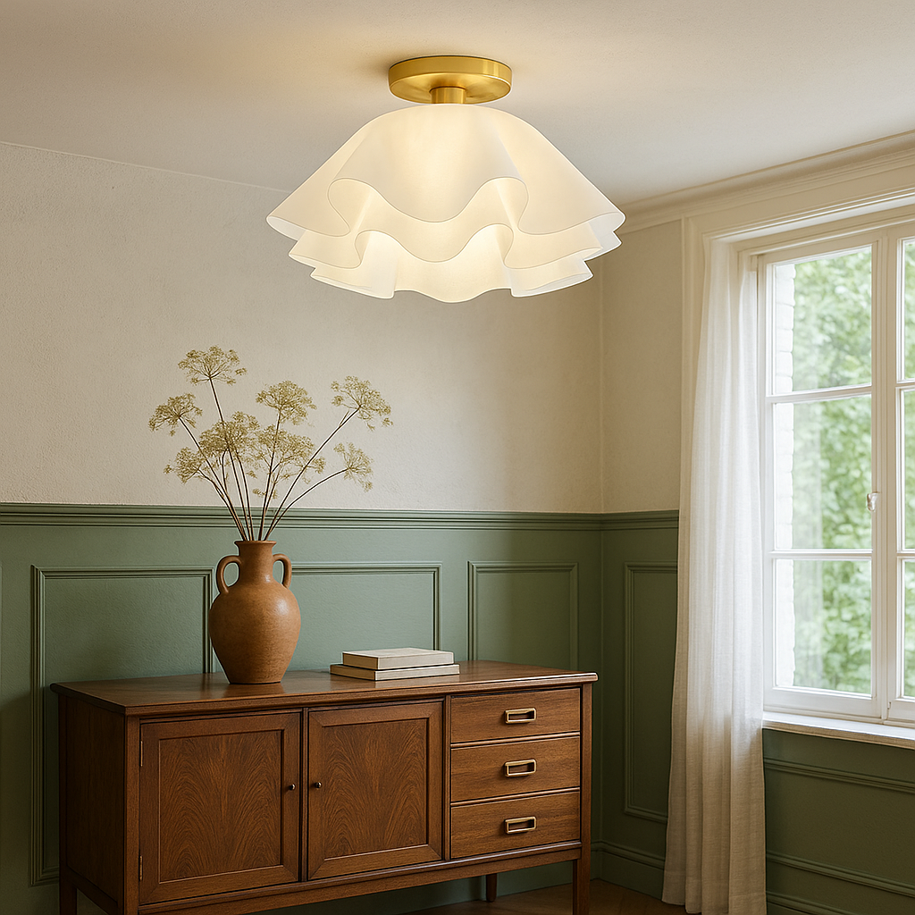 Lampa sufitowa Ruffle Flush Mount
