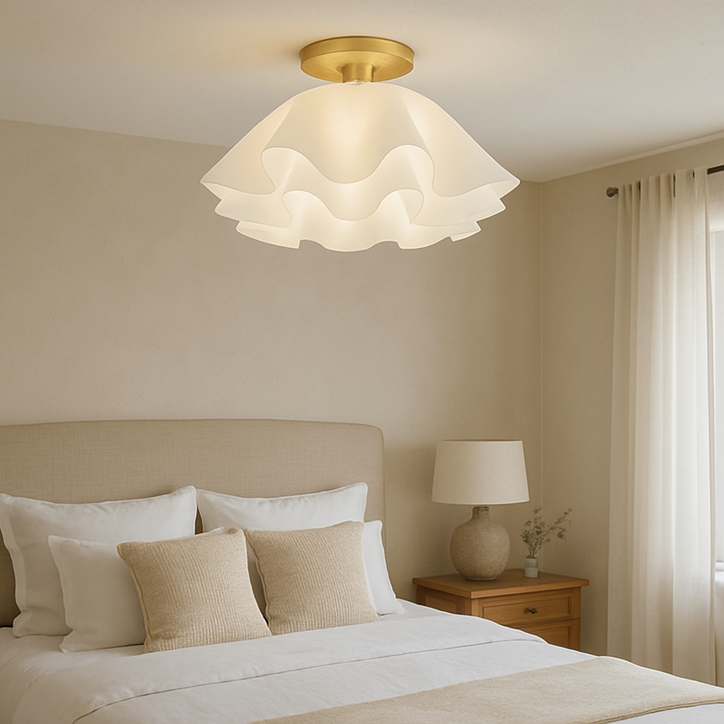 Lampa sufitowa Ruffle Flush Mount