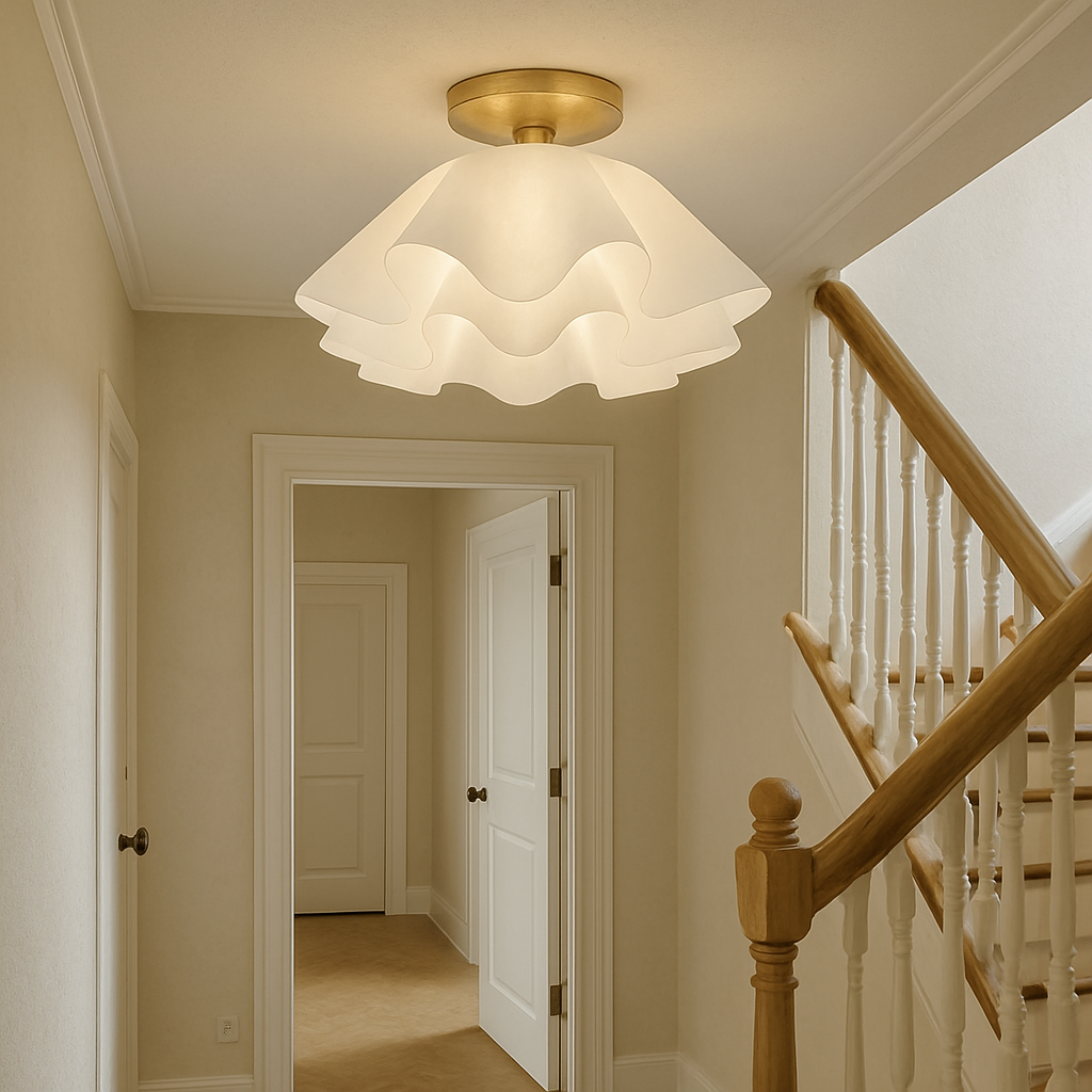 Lampa sufitowa Ruffle Flush Mount