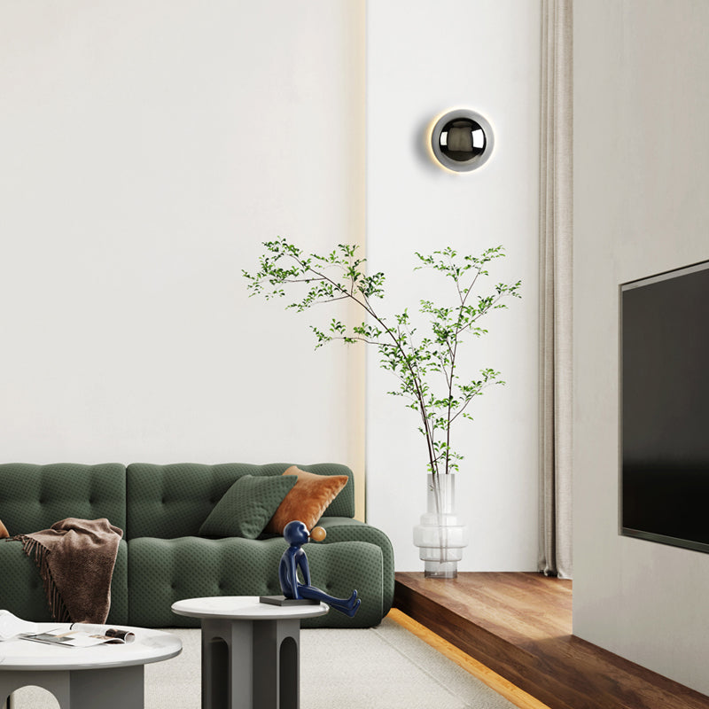 Ronde LED Wandlamp met Centraal Element