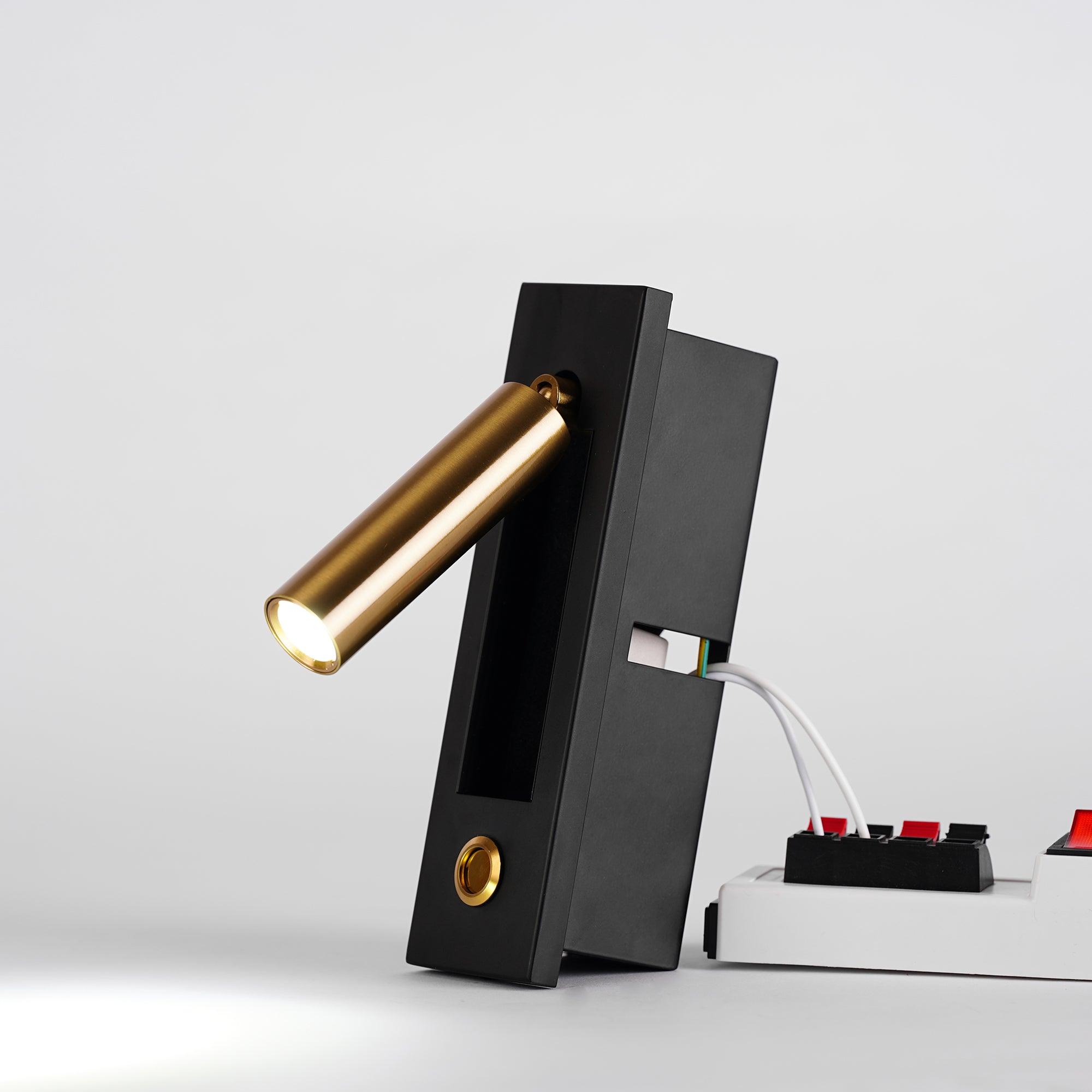 Ingebouwde LED-wandlamp met verstelbare lichtstraalrichting