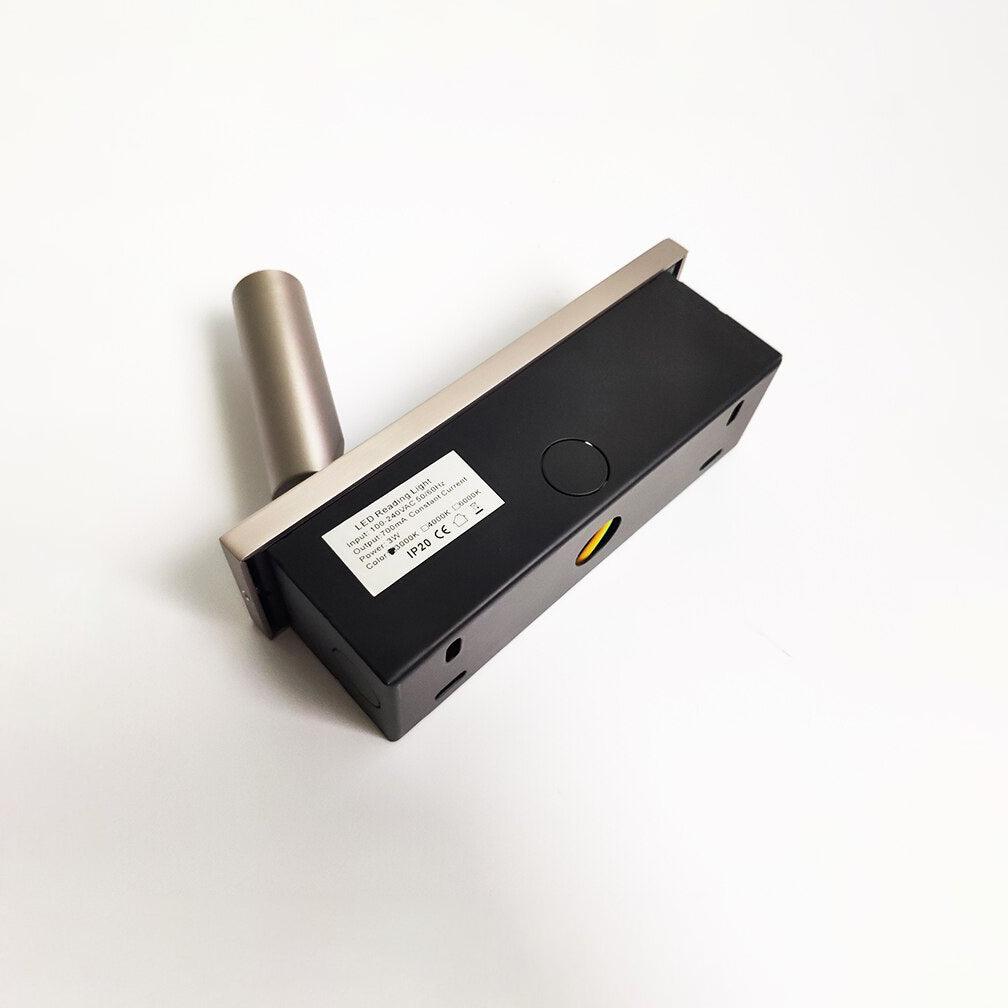 Ingebouwde LED-wandlamp met verstelbare lichtstraalrichting