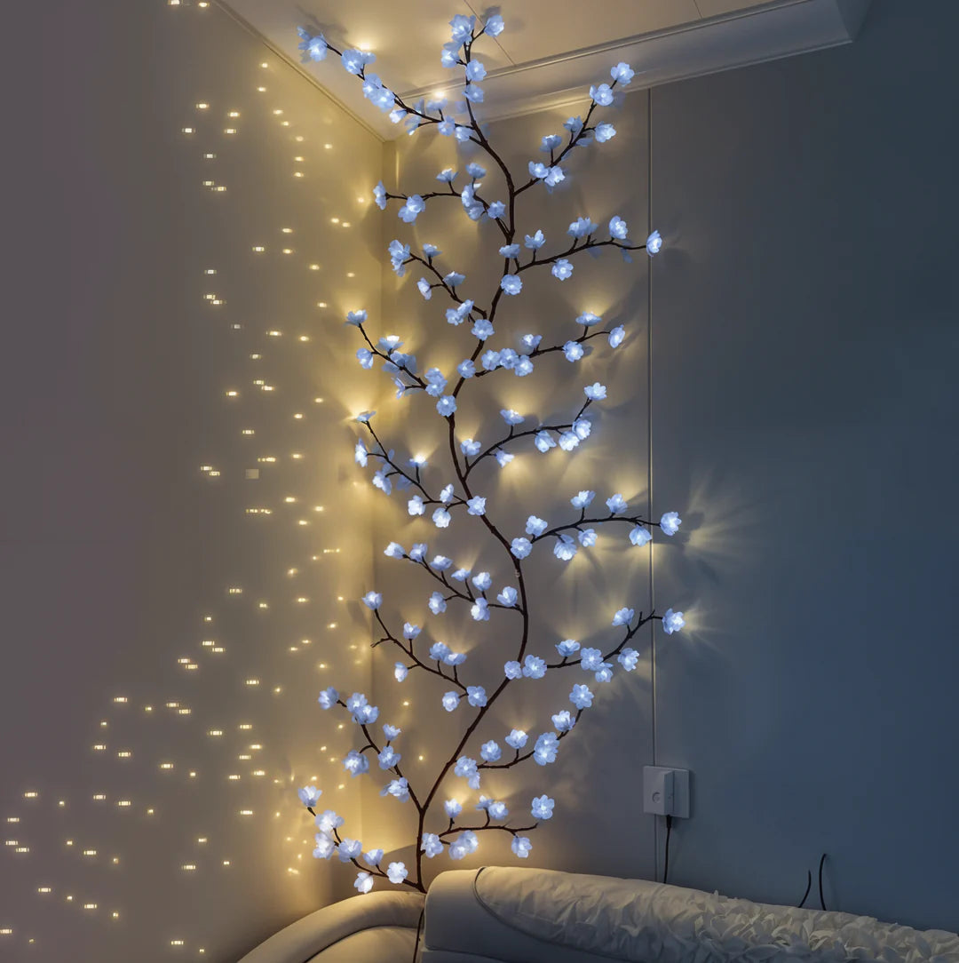 Dekoracyjna lampa ścienna Szept Kwitnącej Wiśni