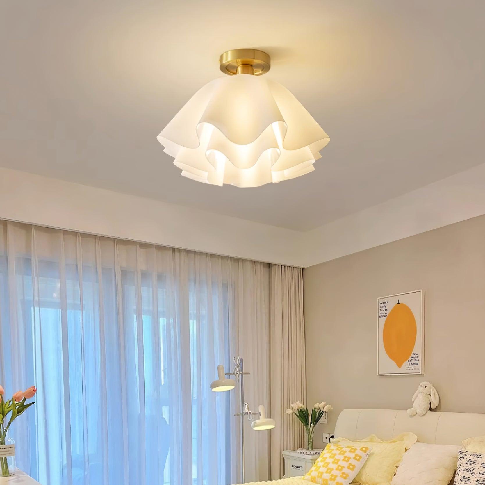 Lampa sufitowa Ruffle Flush Mount