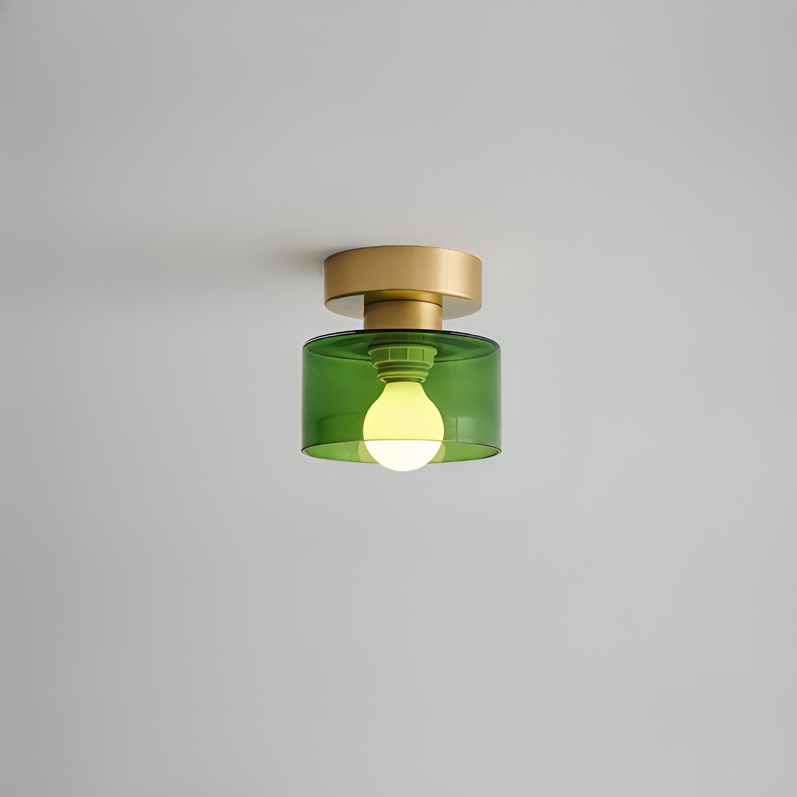 Nowoczesny cylindryczny sufit w stylu Bauhaus