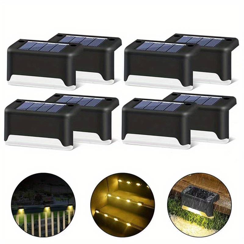 Lampe solaire LED murale et pour balustrade à alimentation solaire